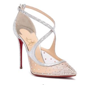 CHRISTIAN LOUBOUTIN Twistissima Strass BNIB Size 40.5